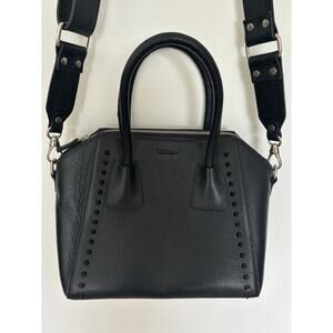 Valentino Black Leather Minimi Rock Studded Bag